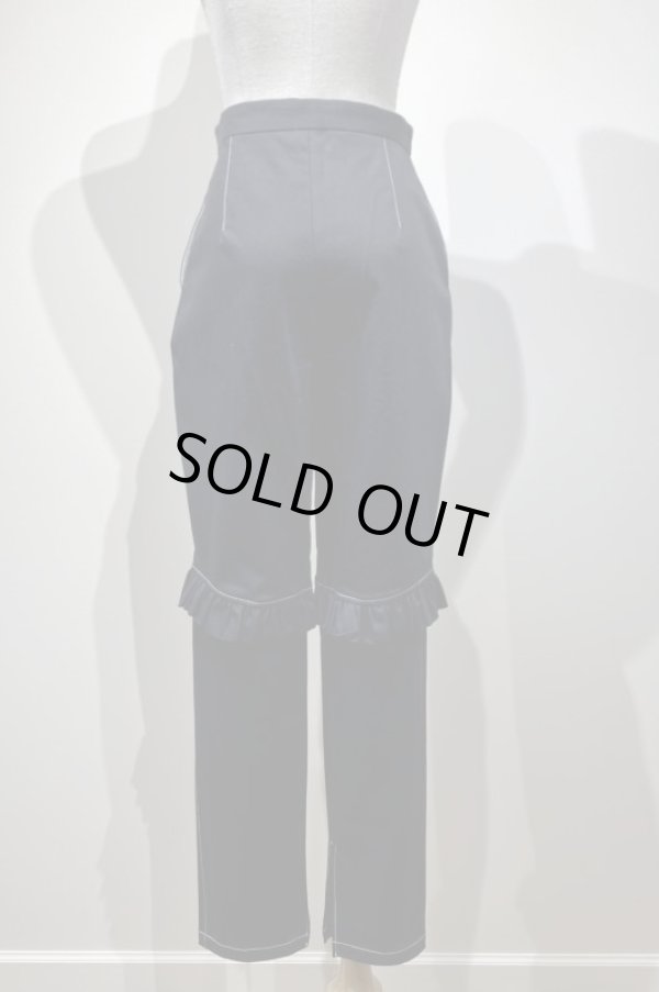 画像3: DECO depuis 1985 vintage denim frill pants black (3)