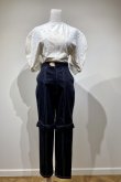 画像7: DECO depuis 1985 vintage denim frill pants black (7)