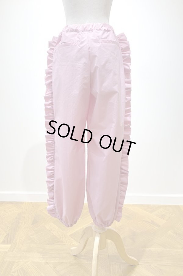 画像1: NON TOKYO FRILL TRACK PANTS PINK (1)