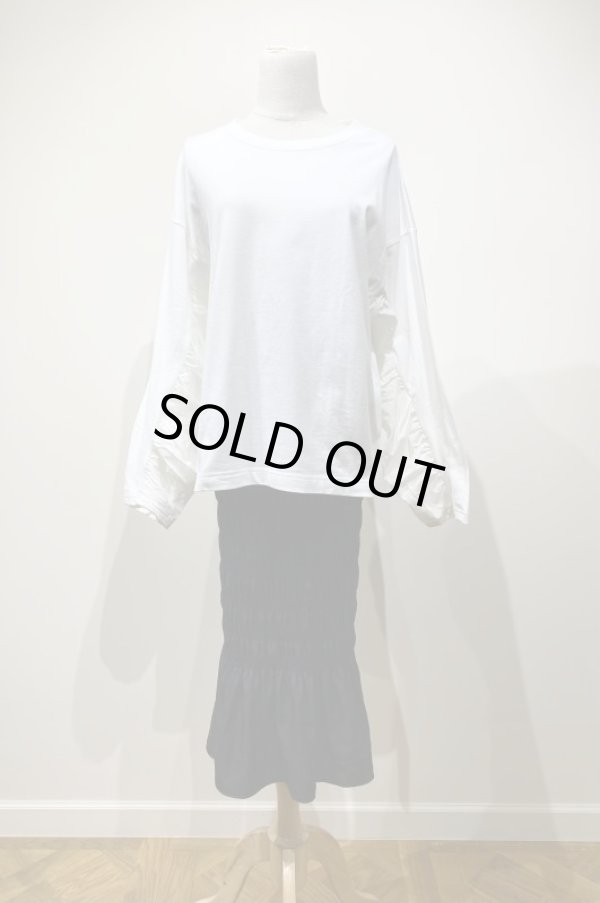 画像3: youmolaugh (ユーモラフ）シャンブレーシャーリングスカート　 black (3)