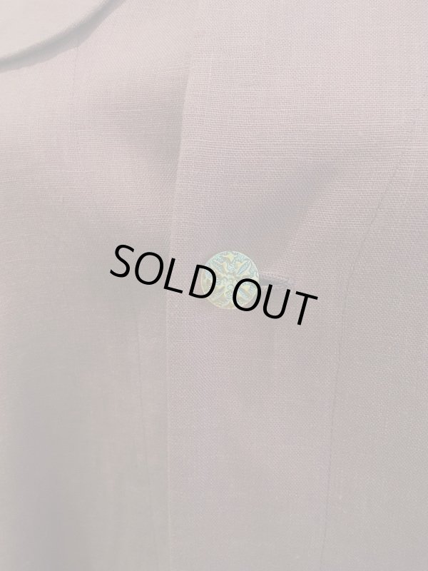 画像5: sowa  (ソーワ)  linen coat viola (5)