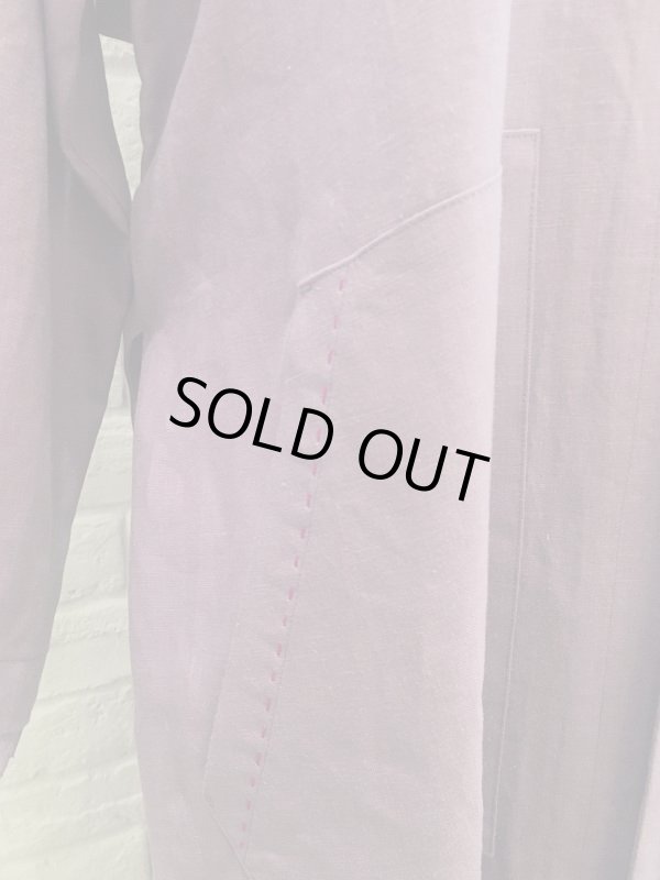 画像9: sowa  (ソーワ)  linen coat viola (9)