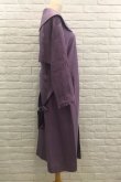 画像2: sowa  (ソーワ)  linen coat viola (2)