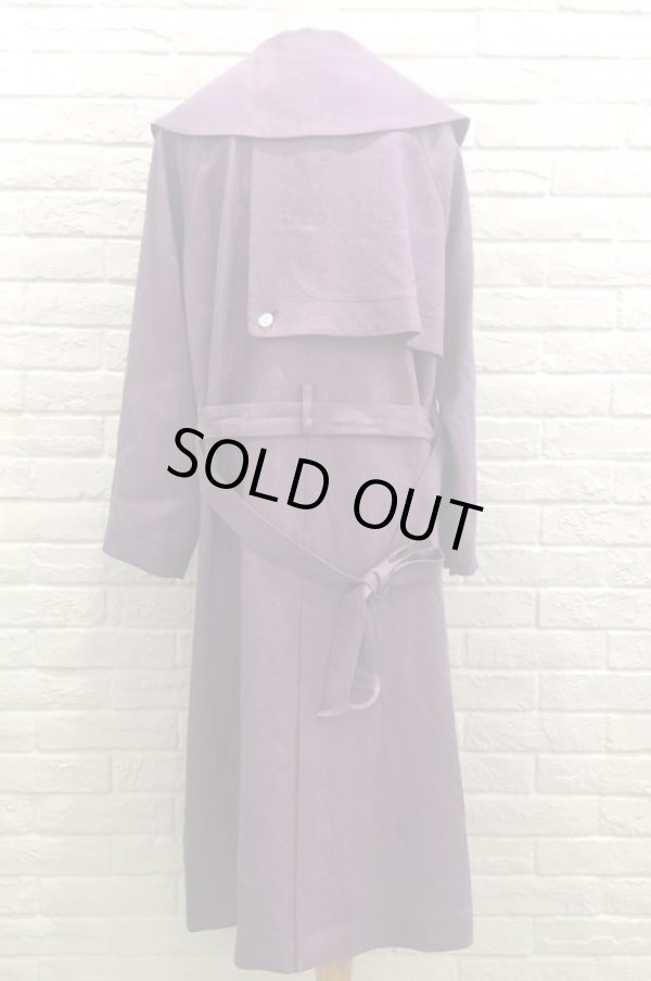 画像3: sowa  (ソーワ)  linen coat viola (3)