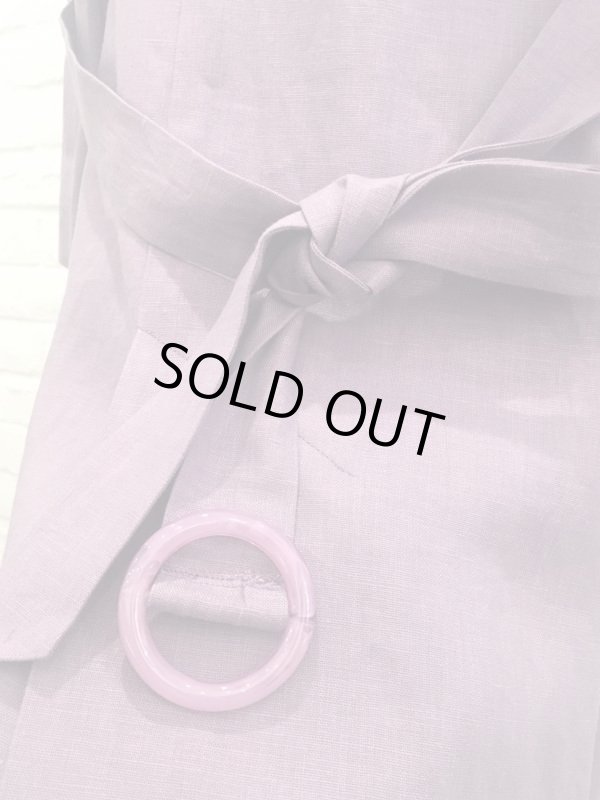 画像10: sowa  (ソーワ)  linen coat viola (10)