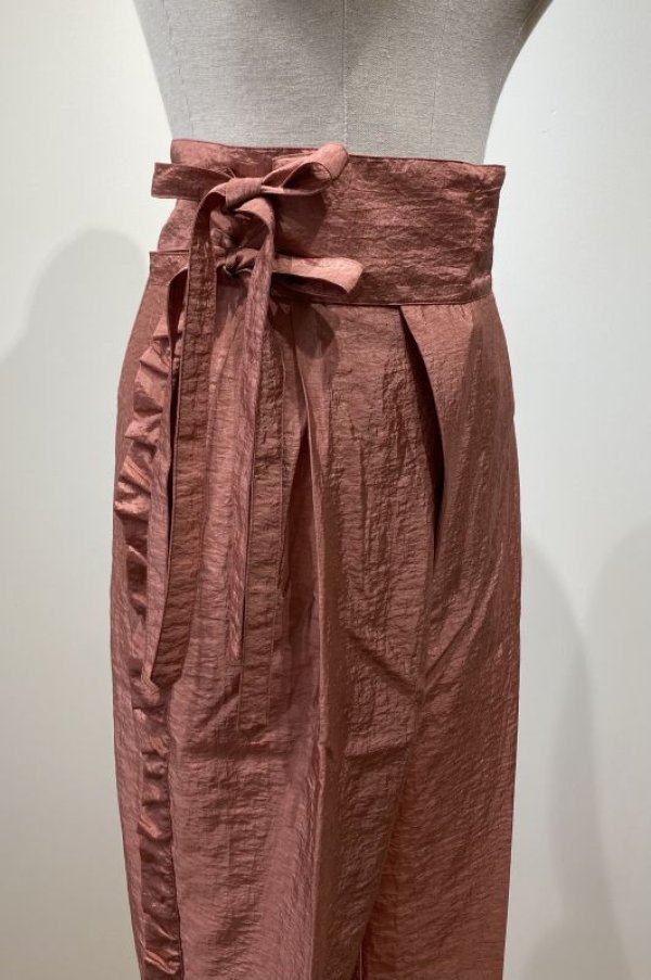 画像3: DECO depuis 1985 SIDE FRILL HIGHWEIST PANTS red (3)