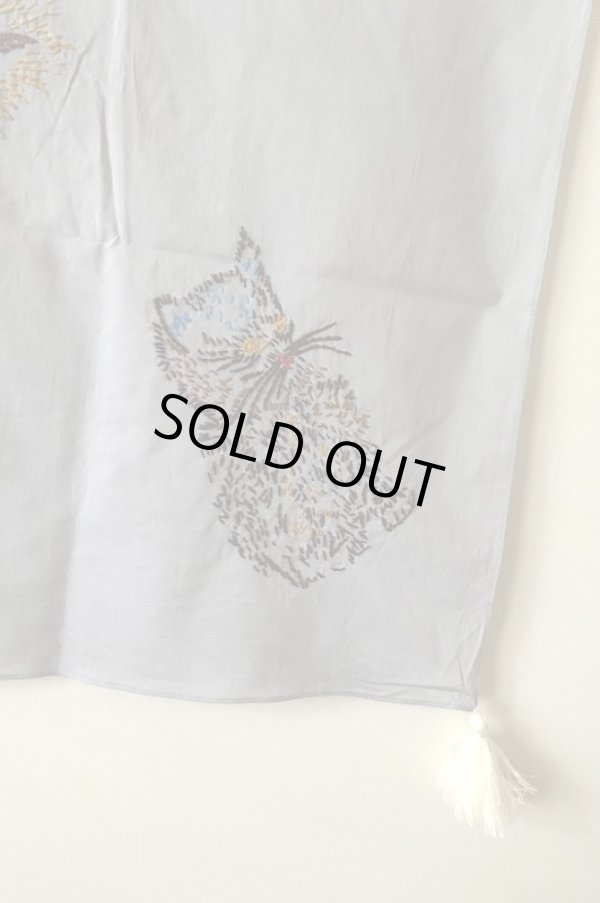 画像2: ANNTIAN（アンティアン）SCARF HANDEMBROIDERED (2)