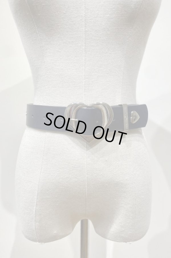 画像2: siiilon The hot girl leather belt　black (2)