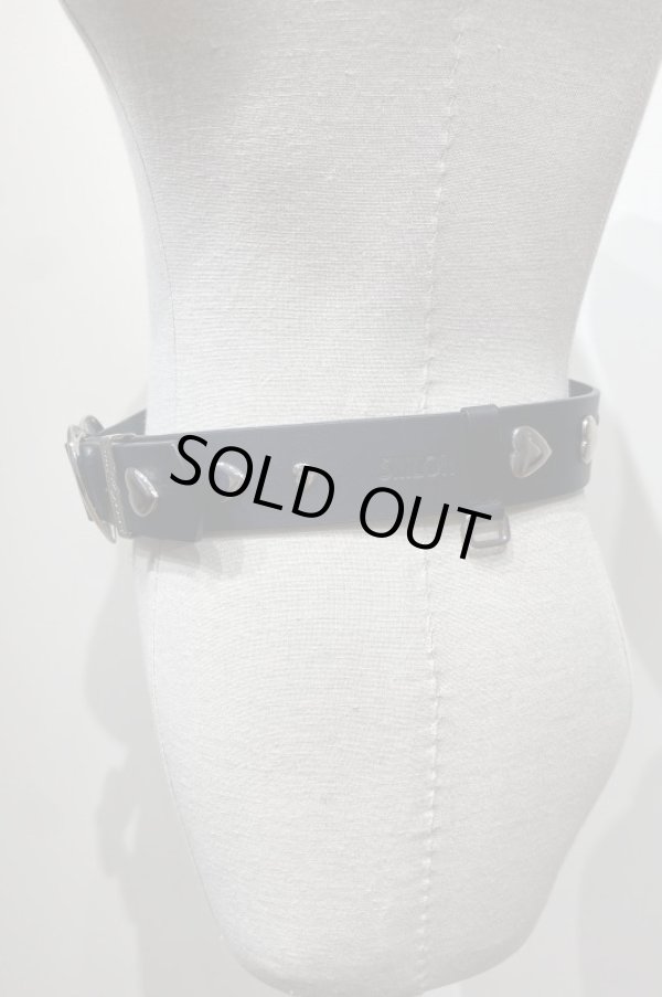 画像4: siiilon The hot girl leather belt　black (4)