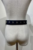 画像5: siiilon The hot girl leather belt　black (5)