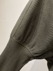 画像7: kengo petit balloon sleeve cotton rib knit  olive (7)