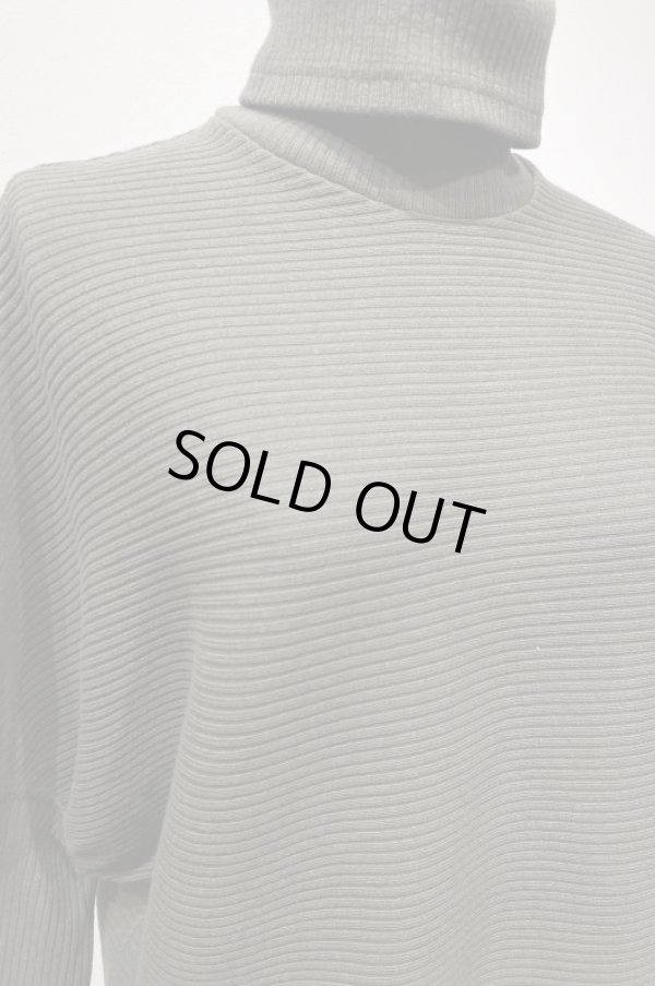 画像6: kengo petit balloon sleeve cotton rib knit  olive (6)