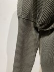 画像5: kengo petit balloon sleeve cotton rib knit  olive (5)