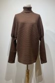 画像2: kengo petit balloon sleeve cotton rib knit  (2)