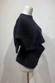 画像2: DECO depuis 1985 3G CORSET KNIT VEST BLACK (2)