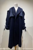 画像4: DECO depuis 1985 (デコ ドゥピュイイチキューハチゴー)  FRILL SLEEVE COAT NAVY (4)