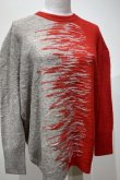 画像4: STOF Tide Knit Sweater red (4)