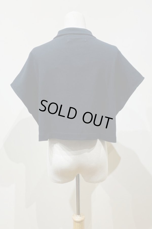 画像3: youmolaugh (ユーモラフ）ミニポロ プルオーバー　black (3)