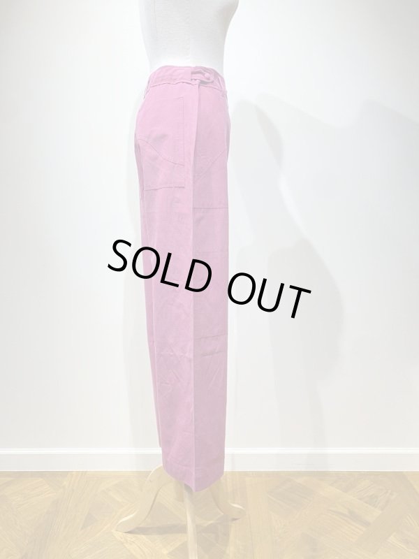 画像2: kengo peach skin waist adjustable work pants (tsubaki) (2)
