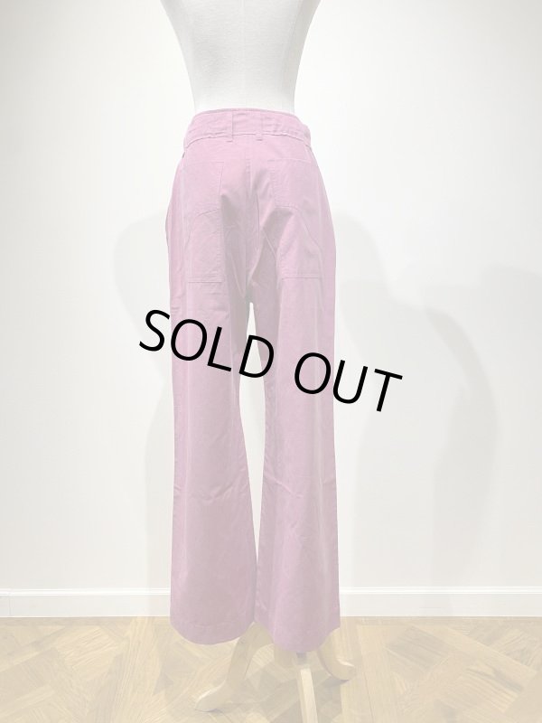 画像3: kengo peach skin waist adjustable work pants (tsubaki) (3)