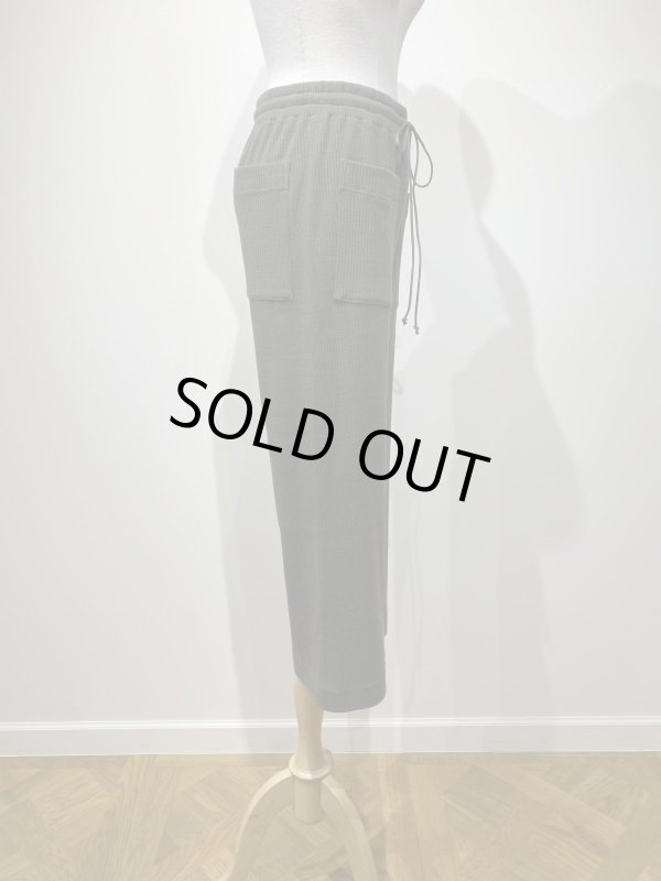 画像2: kengo cotton rib knit flare pants  (2)