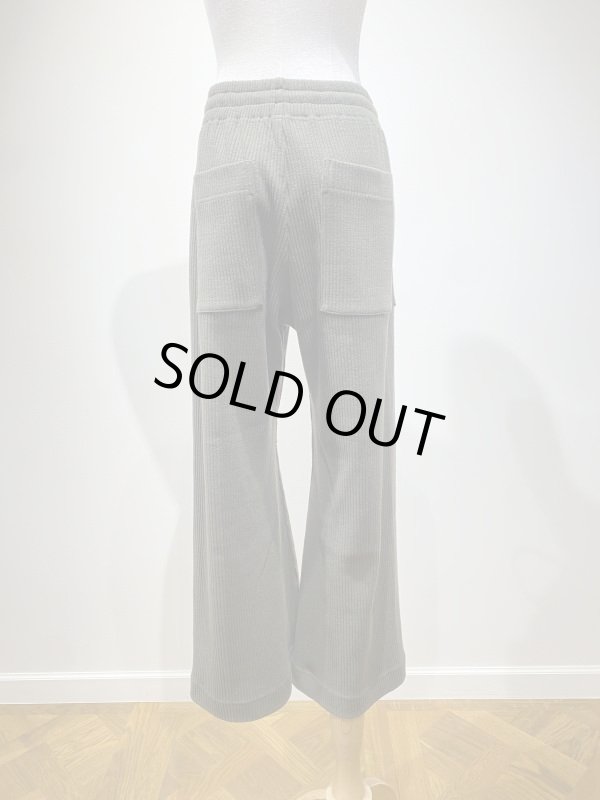 画像3: kengo cotton rib knit flare pants  (3)