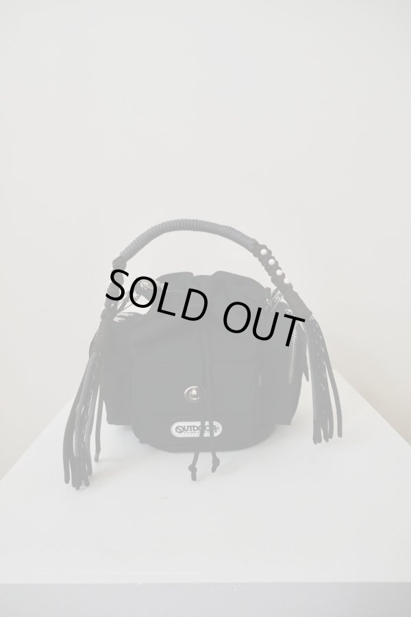 画像8: NON TOKYO 2WAY MULITI POCKET HAND BAG  black (8)