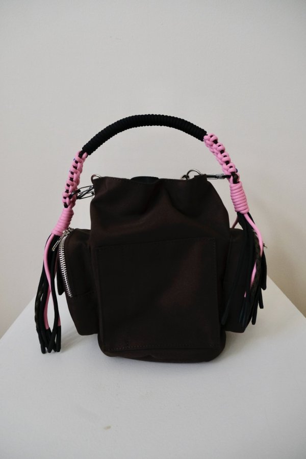 画像2: NON TOKYO 2WAY MULITI POCKET HAND BAG  brown (2)