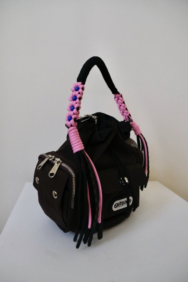 画像6: NON TOKYO 2WAY MULITI POCKET HAND BAG  brown (6)