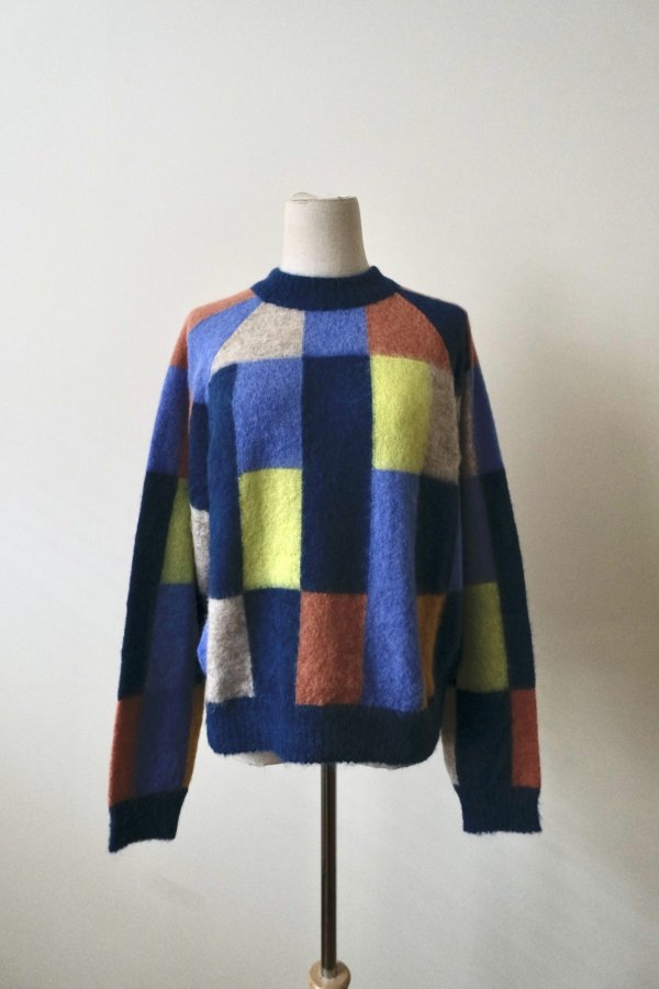 画像1: HENRIK VIBSKOV  BRUSHED MOHAIR SWEATER (1)