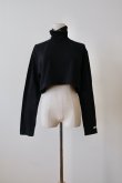 画像1: NON TOKYO SHEER HIGH NECK L/S T-SHIRT black (1)