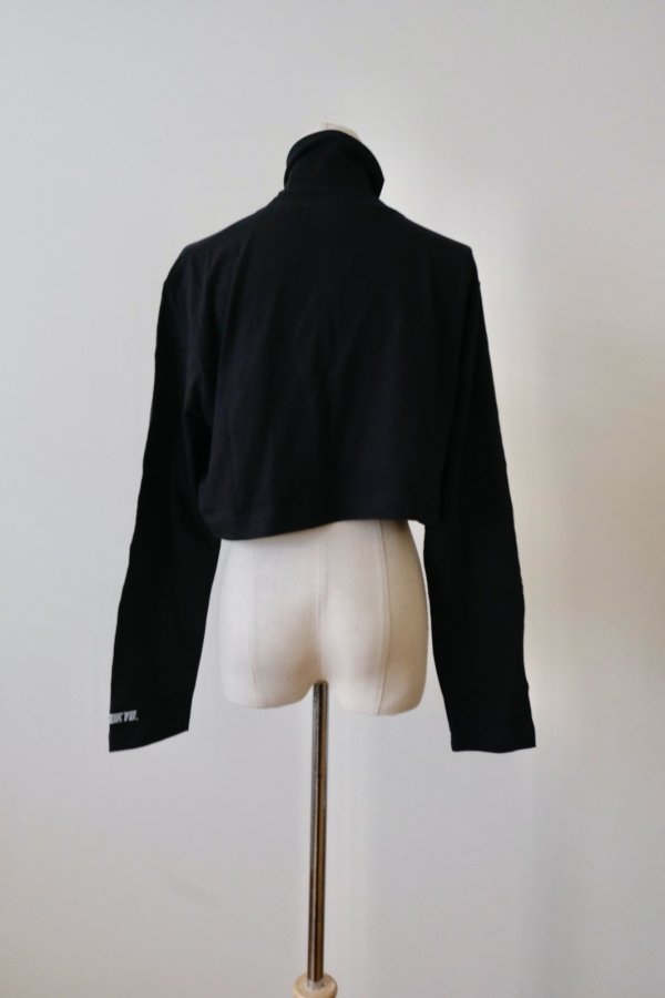 画像2: NON TOKYO SHEER HIGH NECK L/S T-SHIRT black (2)