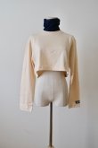 画像1: NON TOKYO SHEER HIGH NECK L/S T-SHIRT IVORY (1)