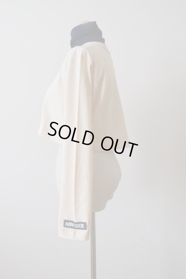 画像2: NON TOKYO SHEER HIGH NECK L/S T-SHIRT IVORY (2)