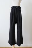 画像3: SIIILON  EAZY classic pants black 2size (3)