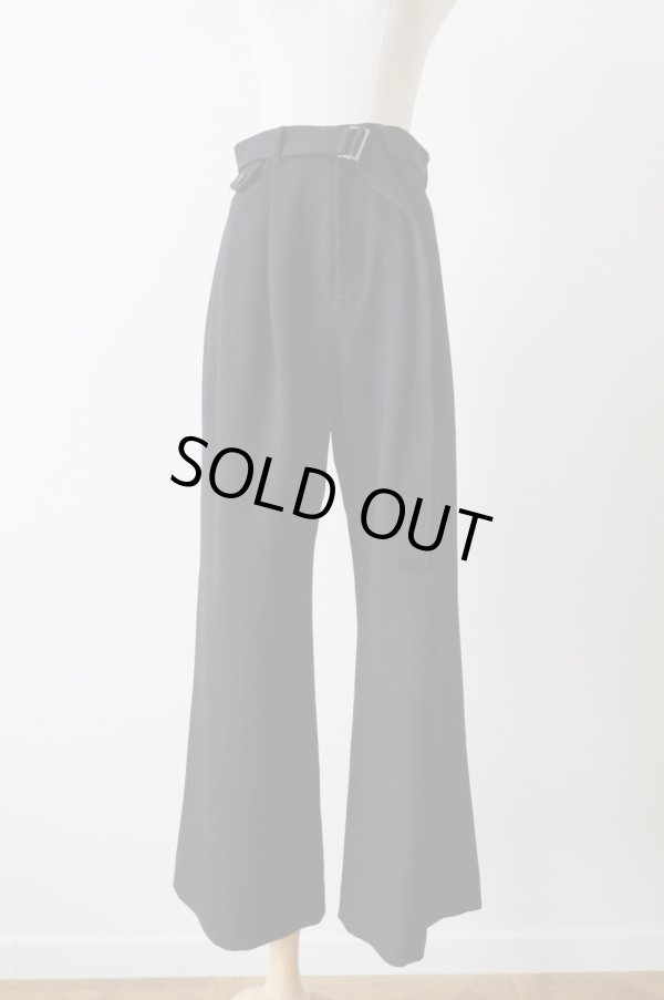 画像3: SIIILON  EAZY classic pants black 2size (3)