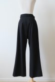 画像1: SIIILON  EAZY classic pants black 2size (1)