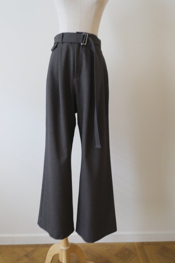 画像1: SIIILON  EAZY classic pants DARK GRAY 2size (1)