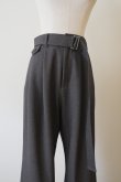画像4: SIIILON  EAZY classic pants DARK GRAY 2size (4)