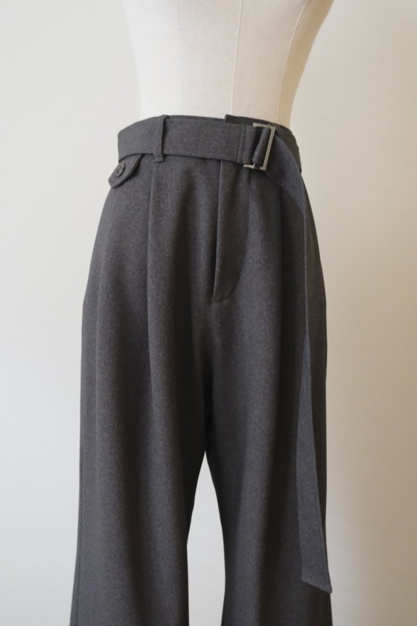 画像4: SIIILON  EAZY classic pants DARK GRAY 2size (4)