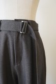 画像5: SIIILON  EAZY classic pants DARK GRAY 2size (5)