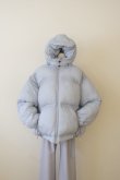 画像1: SIIILON  Animal free bubble down jacket  dust aqua (1)