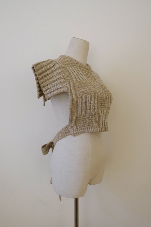 画像2: DECO depuis 1985  DOUBLE MILL VEST　BEIGE MIX  (2)