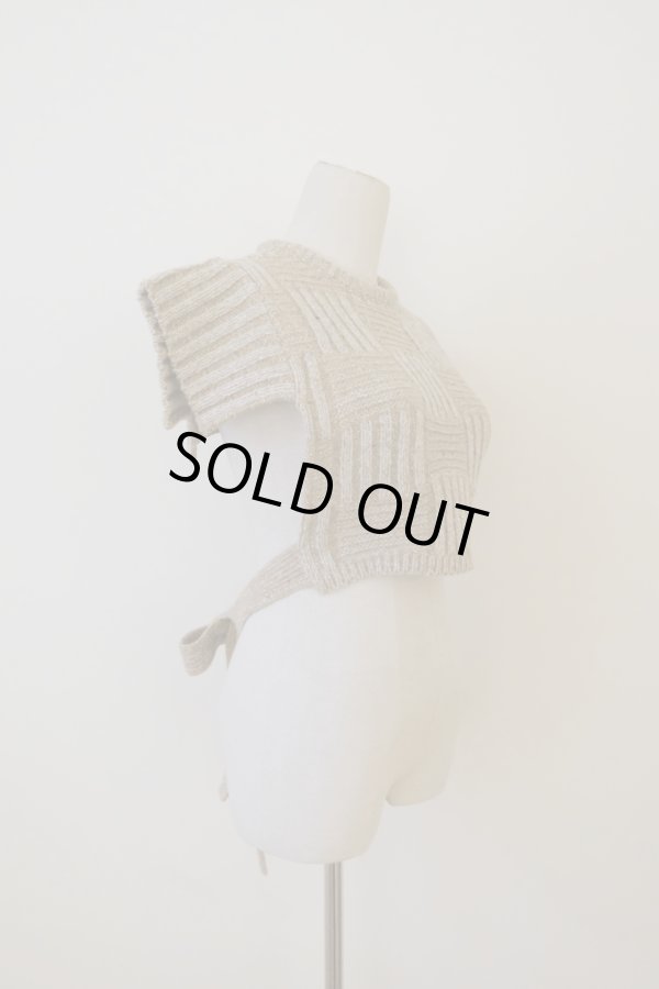 画像2: DECO depuis 1985  DOUBLE MILL VEST　BEIGE MIX  (2)