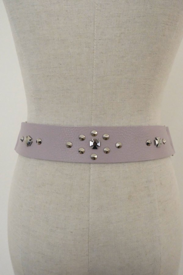 画像6: SIIILON  Dog coller studs belt SPARKLE PINK  (6)