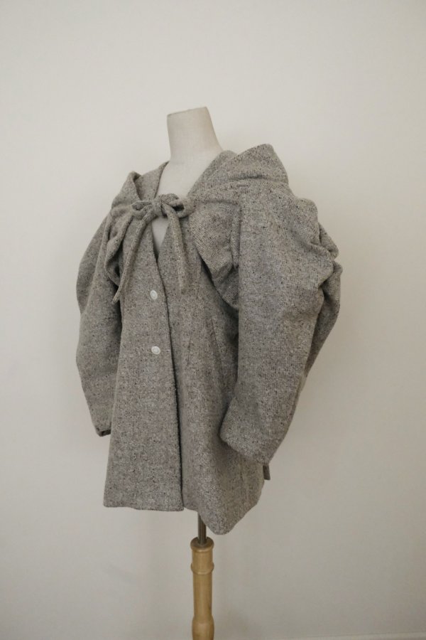 画像2: DECO depuis 1985  NEP TWEED 2WAY JACKET beige (2)