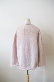 画像3: uca  hand-knit hemp mohair liner knit CARDIGAN  baby pink (3)