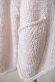 画像8: uca  hand-knit hemp mohair liner knit CARDIGAN  baby pink (8)