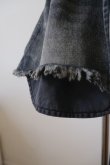 画像4: MIKIOSAKABE Mini Cut Off Denim Skirt black (4)