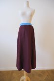 画像4: NON TOKYO WOOL LONG SKIRT　wine (4)